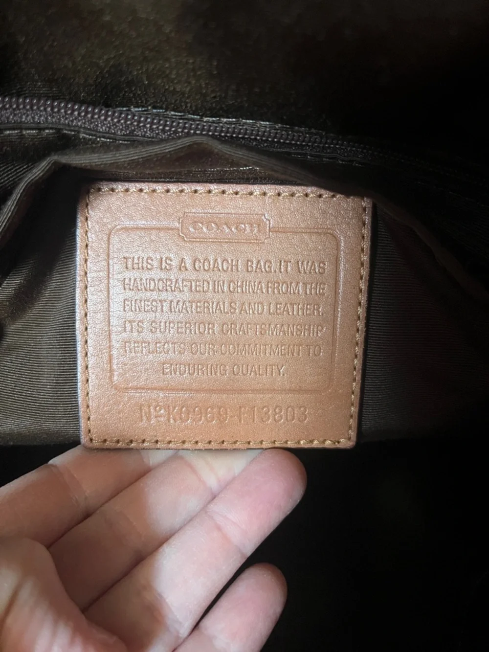 Coach signature stripe